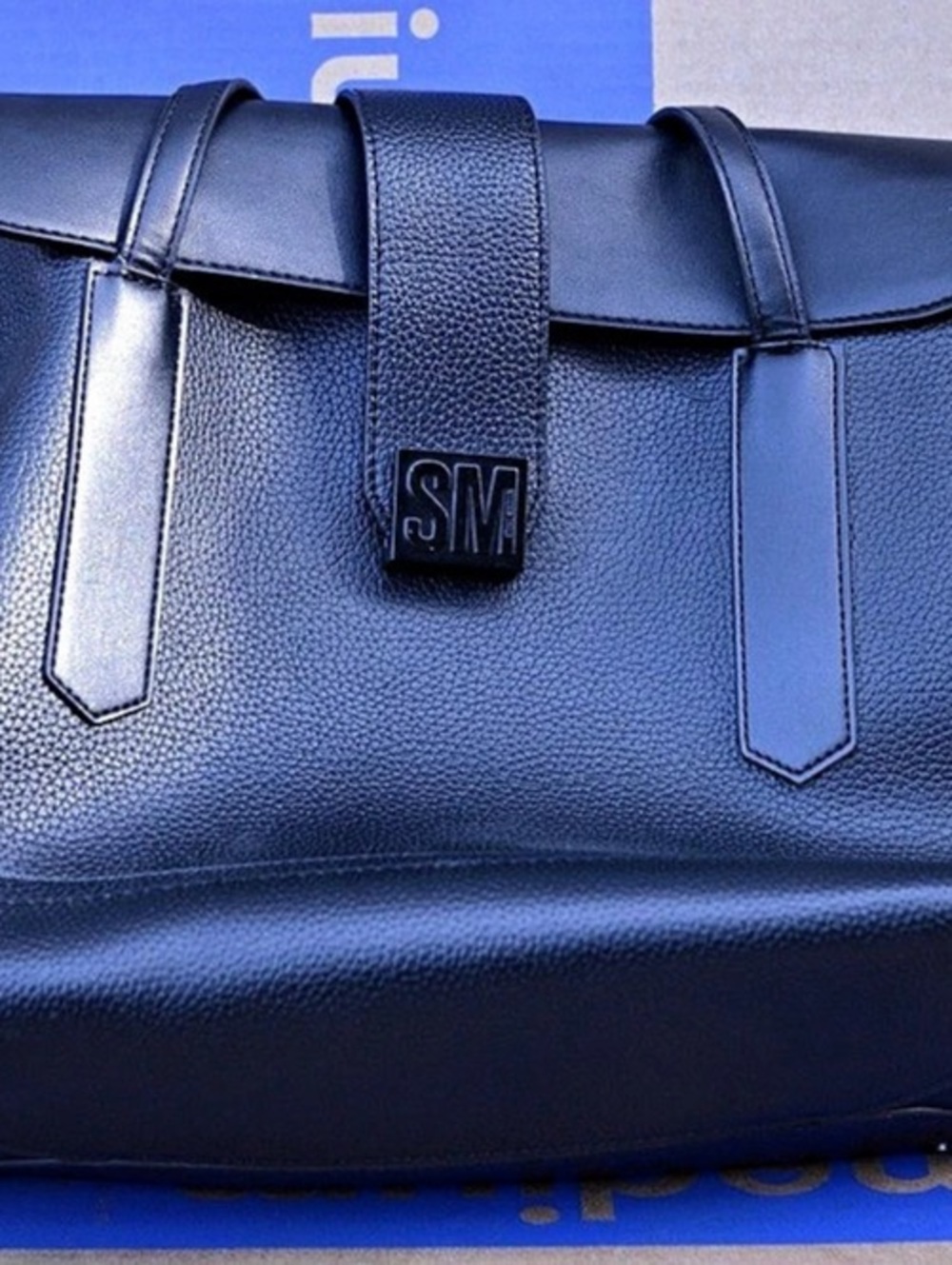 Steve Madden Black Structured Tote